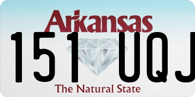 AR license plate 151UQJ