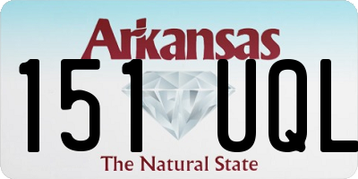 AR license plate 151UQL