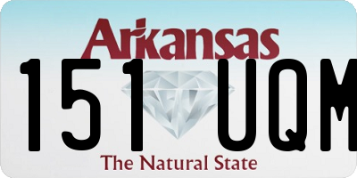 AR license plate 151UQM