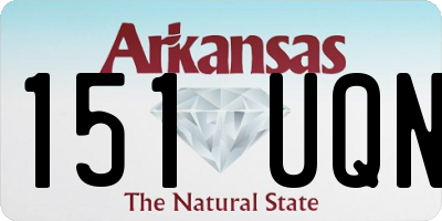 AR license plate 151UQN