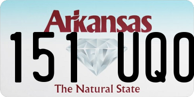 AR license plate 151UQO