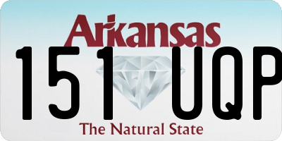AR license plate 151UQP