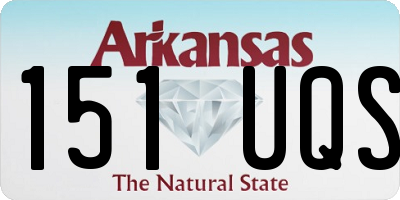 AR license plate 151UQS