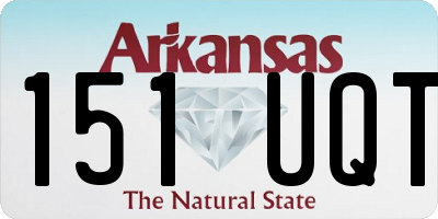 AR license plate 151UQT