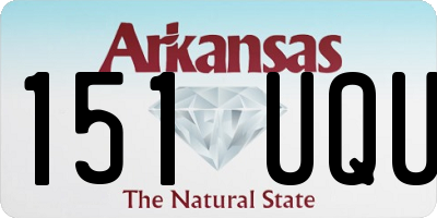 AR license plate 151UQU