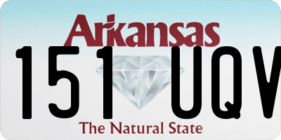 AR license plate 151UQV