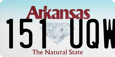 AR license plate 151UQW