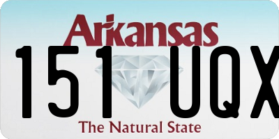 AR license plate 151UQX