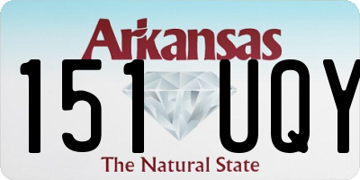 AR license plate 151UQY