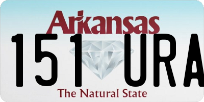 AR license plate 151URA