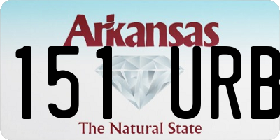 AR license plate 151URB
