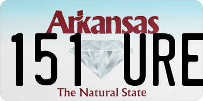 AR license plate 151URE