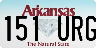 AR license plate 151URG