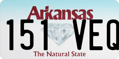 AR license plate 151VEQ