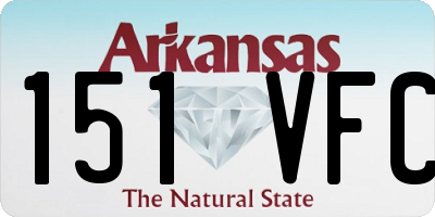 AR license plate 151VFC