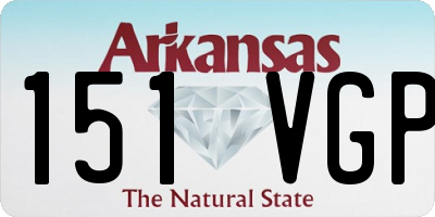 AR license plate 151VGP