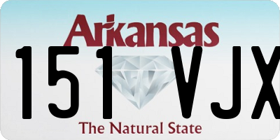 AR license plate 151VJX