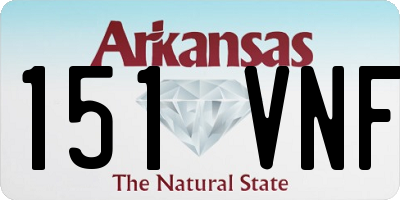 AR license plate 151VNF