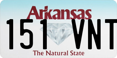 AR license plate 151VNT