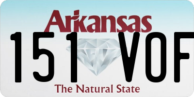 AR license plate 151VOF