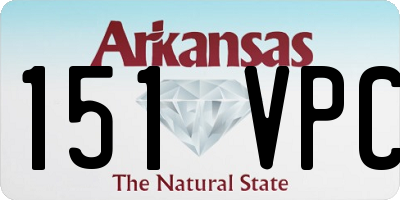 AR license plate 151VPC