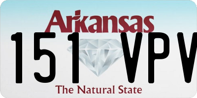 AR license plate 151VPV