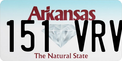 AR license plate 151VRV