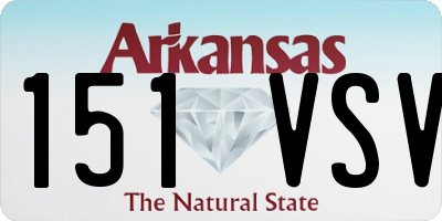 AR license plate 151VSV