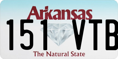 AR license plate 151VTB