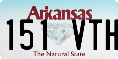 AR license plate 151VTH