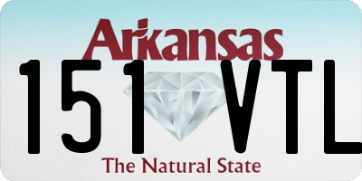 AR license plate 151VTL