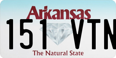 AR license plate 151VTN