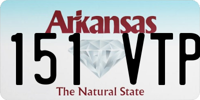 AR license plate 151VTP