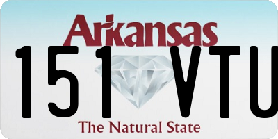 AR license plate 151VTU