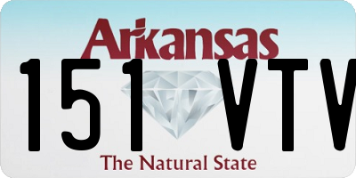 AR license plate 151VTV