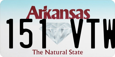 AR license plate 151VTW