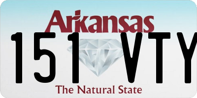 AR license plate 151VTY
