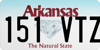 AR license plate 151VTZ