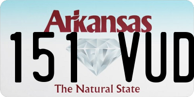 AR license plate 151VUD