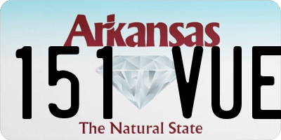 AR license plate 151VUE