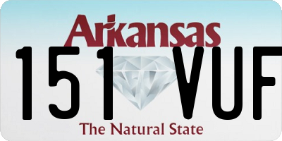 AR license plate 151VUF