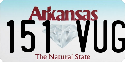 AR license plate 151VUG