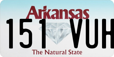 AR license plate 151VUH