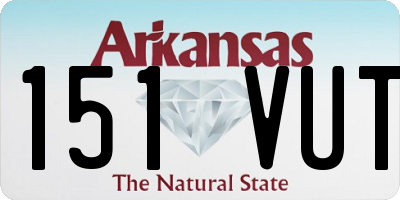 AR license plate 151VUT