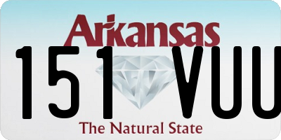AR license plate 151VUU