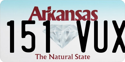 AR license plate 151VUX
