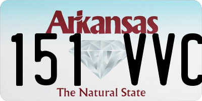 AR license plate 151VVC