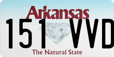 AR license plate 151VVD