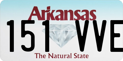 AR license plate 151VVE