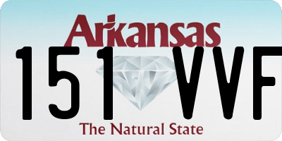 AR license plate 151VVF
